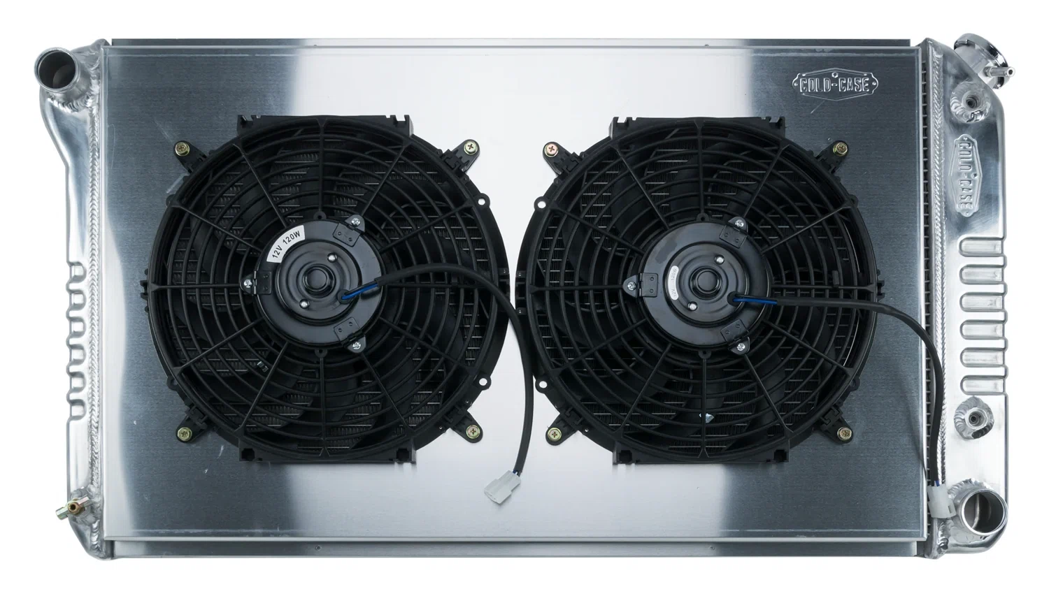 68-77 A-Body Aluminum Radiator Automatic Dual 14 Inch Fan Kit